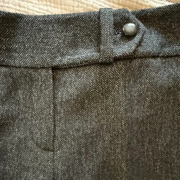 Talbots Black Italian Wool Blend Trousers, Size 12 - Picture 4 of 7